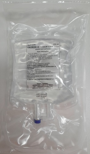 [1916] Lavoisier Sodium Chloride 0.9% solution for infusion bag