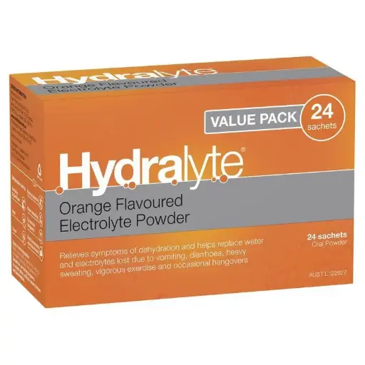 [2088] Hydralyte Flavoured Eletrolyte Powder Sachets 4.9g - 10 Pack