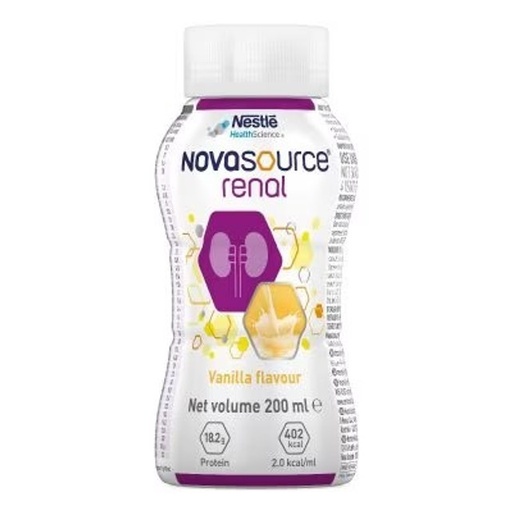 [2115] Novasource Renal Vanilla Bottle 200ml, 24 units