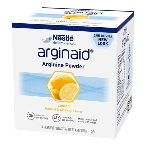 [2122] Nestle Arginaid Arginine Powder 9.2g sachet, 56 units - Lemon
