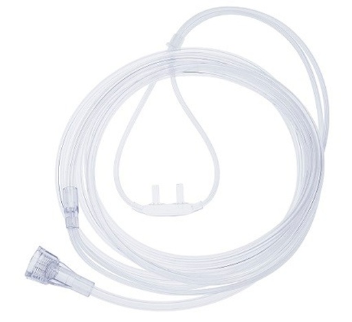 [2175] Nasal Cannula Curved Tip 2.1mt with tube ea