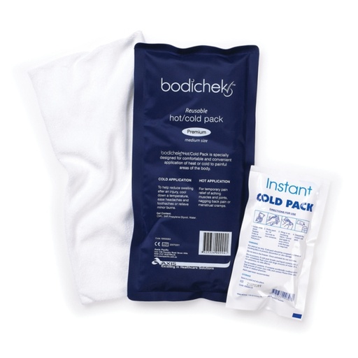 [1070] Medium Hot/Cold Pack with Towel Bag 28 X 13.5cm