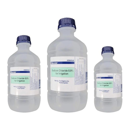 [AHF7123/15] Sodium Chloride 0.9% For Irrigation 500ml - CTN 15 Bottles