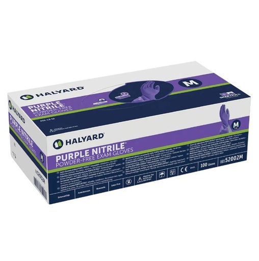 [HYH5200] Halyard Purple Nitrile Exam Gloves 100/BOX