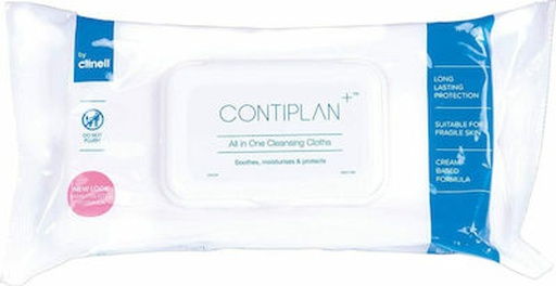 [CON25] Clinell Contiplan Continence Cleansing Wipes - PKT/25