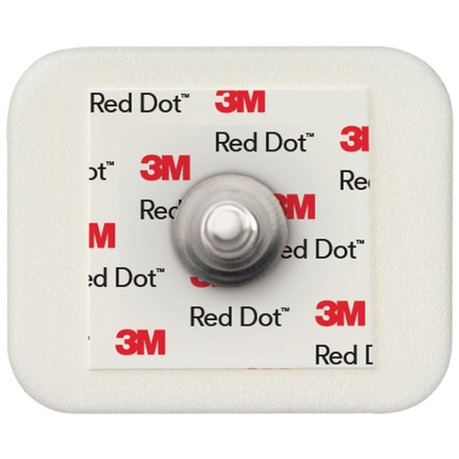 [1002] 3M 2560 ECG Monitoring Electrode Red Dot Foam 4 X 3.5cm (50pcs)