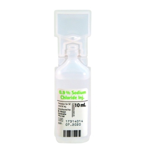 [BN3521340] B Braun Sodium Chloride 0.9% for Inj 10ml Amp - BOX/20