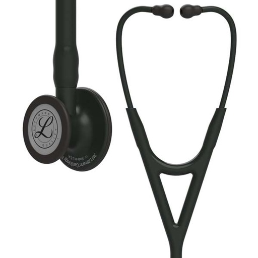 [3M6163] 3M Littmann 6163 Cardiology IV Stethoscope - Special Edition Black Chestpiece Tube Stem And Headset