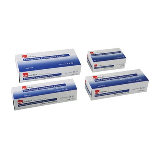 [BIOMAP003] Autoclave Pouch Self Seal - 90 x 257mm