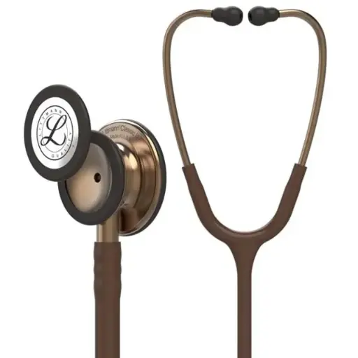 [2970] 3M Littmann 5809 Classic III Stethoscope - Special Edition Copper Chestpiece; Chocolate Tube; Copper Stem And Headset