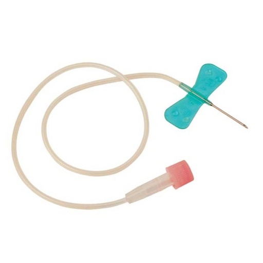 [3007] Surflo Winged Infusion Sets 23G x 19mm Long Tube 30cm Blue - Each