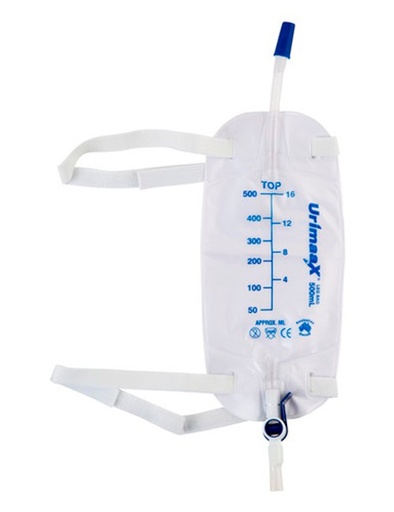 [SMS304] Urimaax Leg Bag Sterile - 500ml 30cm