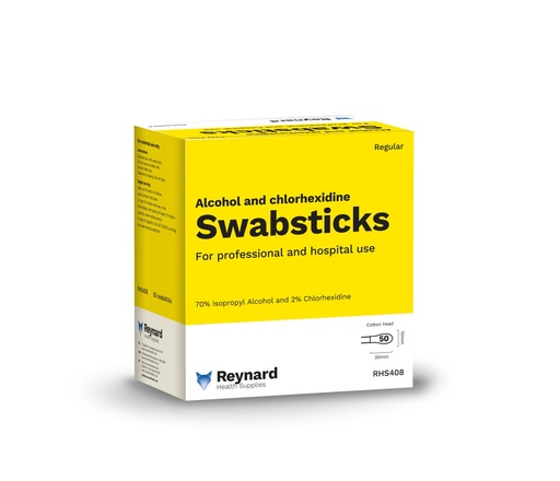[SMS408] Reynard Alcohol and Chlorhexidine Swabsticks