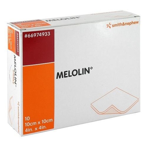 [SMS933] Melolin 10 X 10cm Non-Adhesive Dressing BOX/10