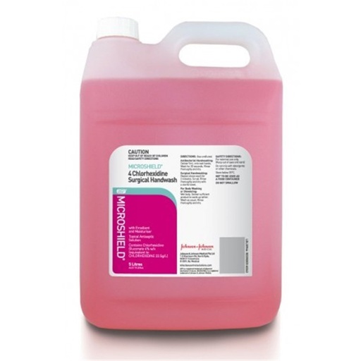 [3219] Microshield 4 Chlorhexidine Surgical Handwash - 5L