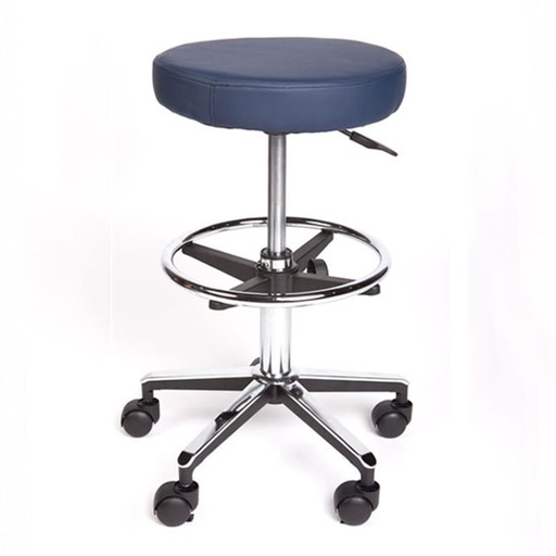 [1094] Pacific Medical Round Stool Premium With Foot Ring