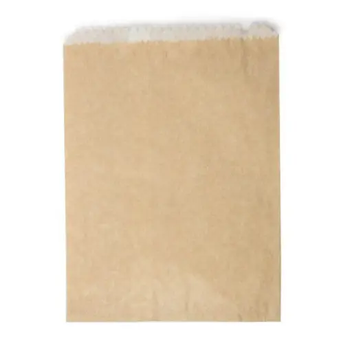 [SMSGP] 1 Long Brown Greaseproof Lined Paper Bags 140mm x 178mm