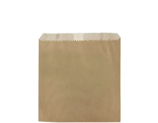[SMSBBS] 1 Square Greaseproof Lined Bag Brown-180x180mm