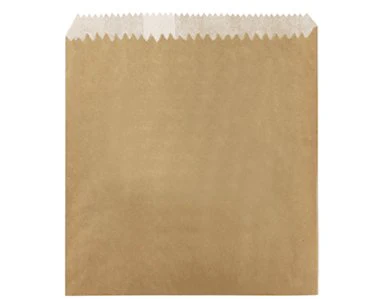 [SMS2GP] 1/2 Square Greaseproof Lined Bag-Brown-145x140mm
