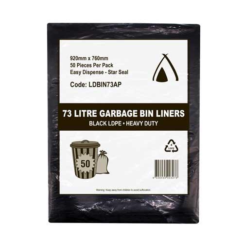 [SMSBAP] Garbage Bag 73 Litre Heavy Duty Black