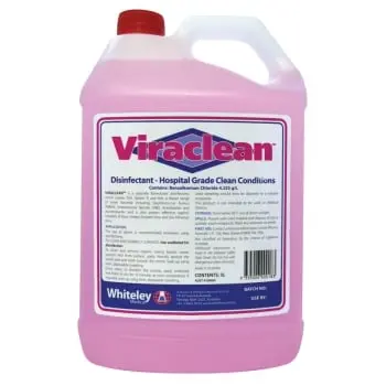 [SMS - WHI210556] Viraclean Hospital Grade Disinfectant 5L Bottle (WHI210556)