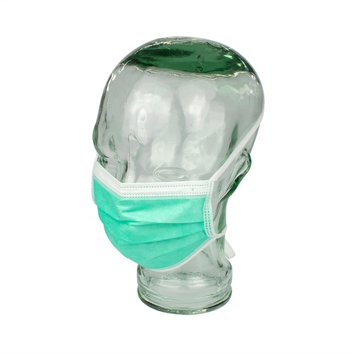 [1119] Surgical Mask - Level 3 fluid resistant green with ear loop